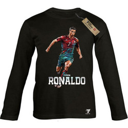 Takeposition Cristian Ronaldo Παιδικό T-Shirt Μακρυμάνικο Μαύρο 814-5596