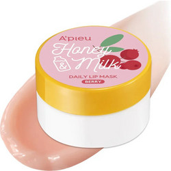 A'pieu Honey & Milk Berry Κρεμώδης Μάσκα Χειλιών για Ενυδάτωση με Μέλι 6gr