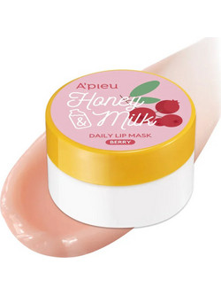 A'pieu Honey & Milk Berry Κρεμώδης Μάσκα Χειλιών για Ενυδάτωση με Μέλι 6gr