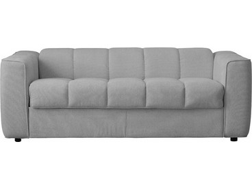 Woodwell Norris Τριθέσιος Καναπές Κρεβάτι Γκρι 209x99x70cm Ε9530,2