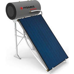 Pyramis Premium Ηλιακός Θερμοσίφωνας 160lt 2.5m² Glass Διπλής Ενέργειας