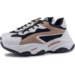 Migato Γυναικεία Sneakers Chunky Λευκά Nude 1000-27400