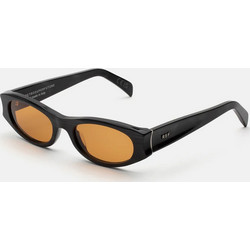 RetroSuperFuture Razzo RQ6 Γυναικεία Γυαλιά Ηλίου Cat Eye Κοκάλινα Μαύρα με Πορτοκαλί Φακό