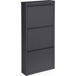 Bizzotto Παπουτσοθήκη Μεταλλική Eyvin Γκρι M50xΠ15xY106cm 0748722