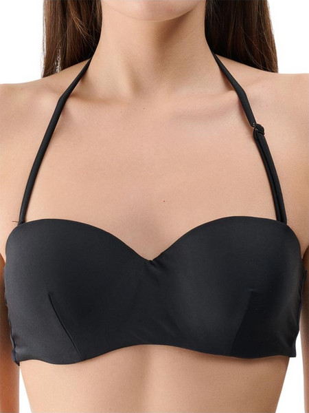 4F Bikini Top Strapless Μαύρο 4FWSS25UBKTF072-20S