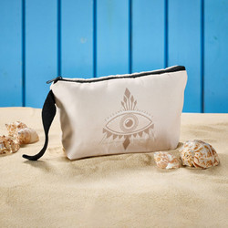WhiteEgg Z/310 Γυναικείο Νεσεσέρ Παραλίας 21x5x12cm Μπεζ