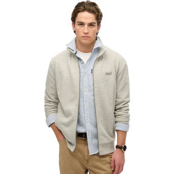 Superdry Ανδρική Ζακέτα Πλεκτή με Φερμουάρ Μπεζ M2014127A-D6V
