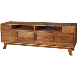 Collezione Έπιπλο Τηλεόρασης Ξύλινο Καφέ Μ180xΠ48xΥ65cm 1034107