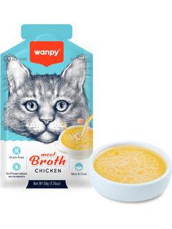 Wanpy Meat Broth with Chicken 50gr
