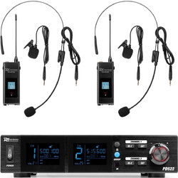 Power Dynamics PD522B Kit Σετ 2 Ασύρματα Μικρόφωνα Χειρός