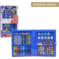 Cerda Sonic Σετ Ζωγραφικής με Βαλιτσάκι 45.3x26.7x3cm 43τμχ