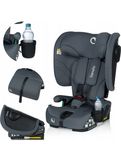 Lionelo Nelly Κάθισμα Αυτοκινήτου i-Size 9-36kg ISOfix Anthracite