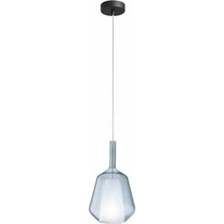 LUCE Pirex I-PIREX-S18-BLU Κρεμαστό Φωτιστικό Οροφής Μονόφωτο Μπλε