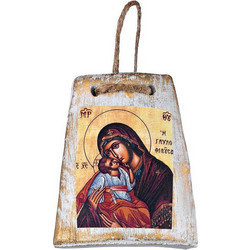 Μπομπονιέρα Βάπτισης Εικόνα Αγιογραφία από Κεραμικό M1679-2