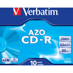 Verbatim 43327 Εγγράψιμα CD-R 52x 700MB 10τμχ