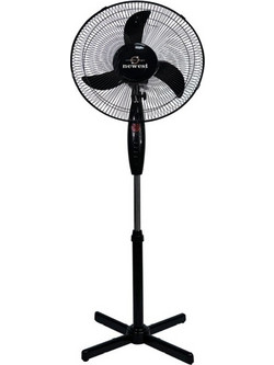 Newest FS-40-2 Ανεμιστήρας Δαπέδου Ορθοστάτης 40cm 50W Μαύρος