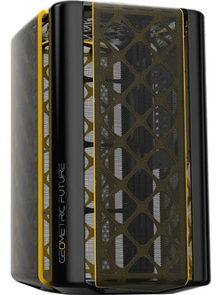 Geometric Future Model 2 The Ark Mesh Black Mini Tower Κουτί Υπολογιστή