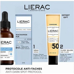 Lierac Protocol Anti-Dark Spot Serum 30ml + Sunissime Fluide SPF50+ 25ml