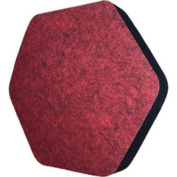 Proacoustics iZiSound Hexa Ηχοαπορροφητικό Πάνελ 43.5x39x5cm 1τμχ Κόκκινο