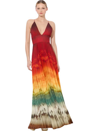 Alice and Olivia Maxi Καλοκαιρινό Φόρεμα για Γάμο / Βάπτιση Πολύχρωμο CC505P28515-E489