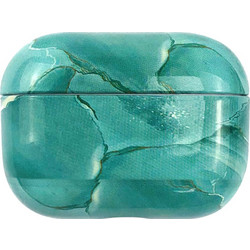 Sonique PC Marble Θήκη Σιλικόνης για Apple AirPods Pro 1 Πράσινη