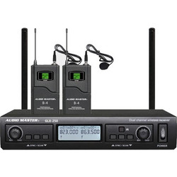 Audio Master GLX250-BB Σετ 2 Ασύρματα Μικρόφωνα Πέτου