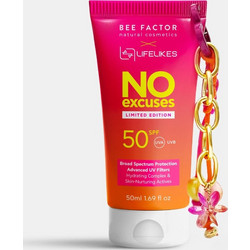 Bee Factor X LifeLikes No Excuses Αντηλιακή Κρέμα Προσώπου SPF50+ 50ml
