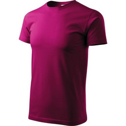 Malfini Basic Ανδρικό Αθλητικό T-Shirt Μωβ MLI-12949