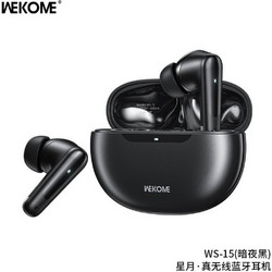 Wekome WS-15 Black Ακουστικά Bluetooth In Ear