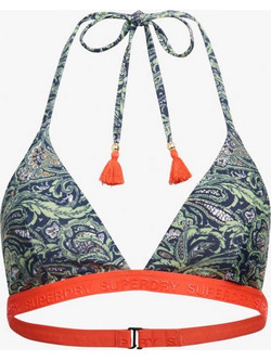 Superdry Bikini Top Τριγωνάκι Χακί W3010450A