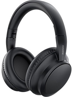 Remax RB-100HB Ασύρματα Bluetooth Ακουστικά Over Ear Μαύρα