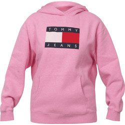 Tommy Jeans Γυναικείο Φούτερ με Κουκούλα & Τσέπες Φούξια DW0DW19407-TVW