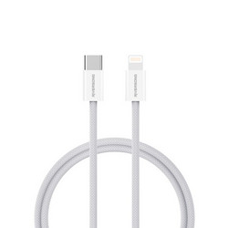 Riversong Lotus 10 Braided USB-C to Lightning Cable 27W 1m Grey CL53