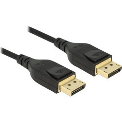 DeLOCK Καλώδιο DisplayPort 1.4 to DisplayPort Male 2m Black 85660