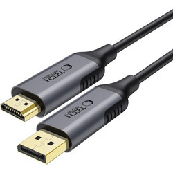 Tech-Protect Καλώδιο DisplayPort 1.4 to HDMI Male 2m Black 5906302321797