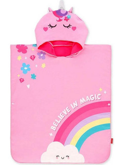 Legami Unicorn Παιδικό Πόντσο Θαλάσσης Ροζ PTK0001