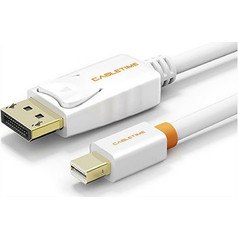 Cabletime Καλώδιο DisplayPort to Mini DisplayPort Male 1m White CT-AV588-01G-B1