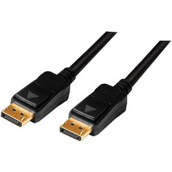 LogiLink Καλώδιο DisplayPort 1.2 to DisplayPort Male 15m Black CV0113