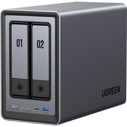 Ugreen DXP2800 NAS Tower με 2 Θέση για M.2 και 1 Θύρα Ethernet
