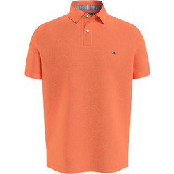 Tommy Hilfiger Ανδρική Μπλούζα Polo Κοντομάνικη Πορτοκαλί MW0MW17770-XMV