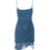 Mind Matter Minna Mini Καλοκαιρινό Φόρεμα για Γάμο / Βάπτιση Μπλε MML25-01-07-029