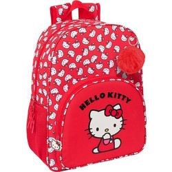 Safta Hello Kitty Iconic Σχολική Τσάντα Πλάτης Κόκκινη 124568