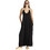 BLU4U Maxi Καλοκαιρινό Καθημερινό Φόρεμα Μαύρο 25384348-02