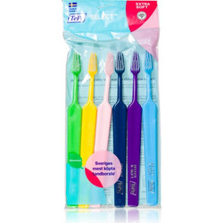 Tepe Select Extra Soft Οδοντόβουρτσες 6τμχ Πράσινη Κίτρινη Ροζ Μωβ Τιρκουάζ Μπλε