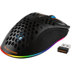 Deltaco DM220 Ασύρματο Gaming Ποντίκι RGB 6400 DPI Black