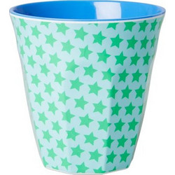 Rice Σετ Ποτήρια Νερού Πλαστικά Turquoise Star 250ml 2τμχ MELCU-STAR14