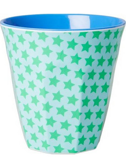 Rice Σετ Ποτήρια Νερού Πλαστικά Turquoise Star 250ml 2τμχ MELCU-STAR14