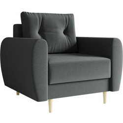 PoliHome Πολυθρόνα Ανθρακί Dream 162768149