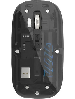 AOAS W08 Ασύρματο Bluetooth Ποντίκι Transparent Black