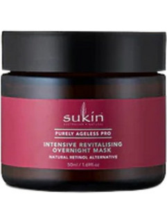 Sukin Intensive Revitalizing Overnight Κρεμώδης Μάσκα Προσώπου για Ενυδάτωση με Ρετινόλη & Υαλουρονικό 50ml